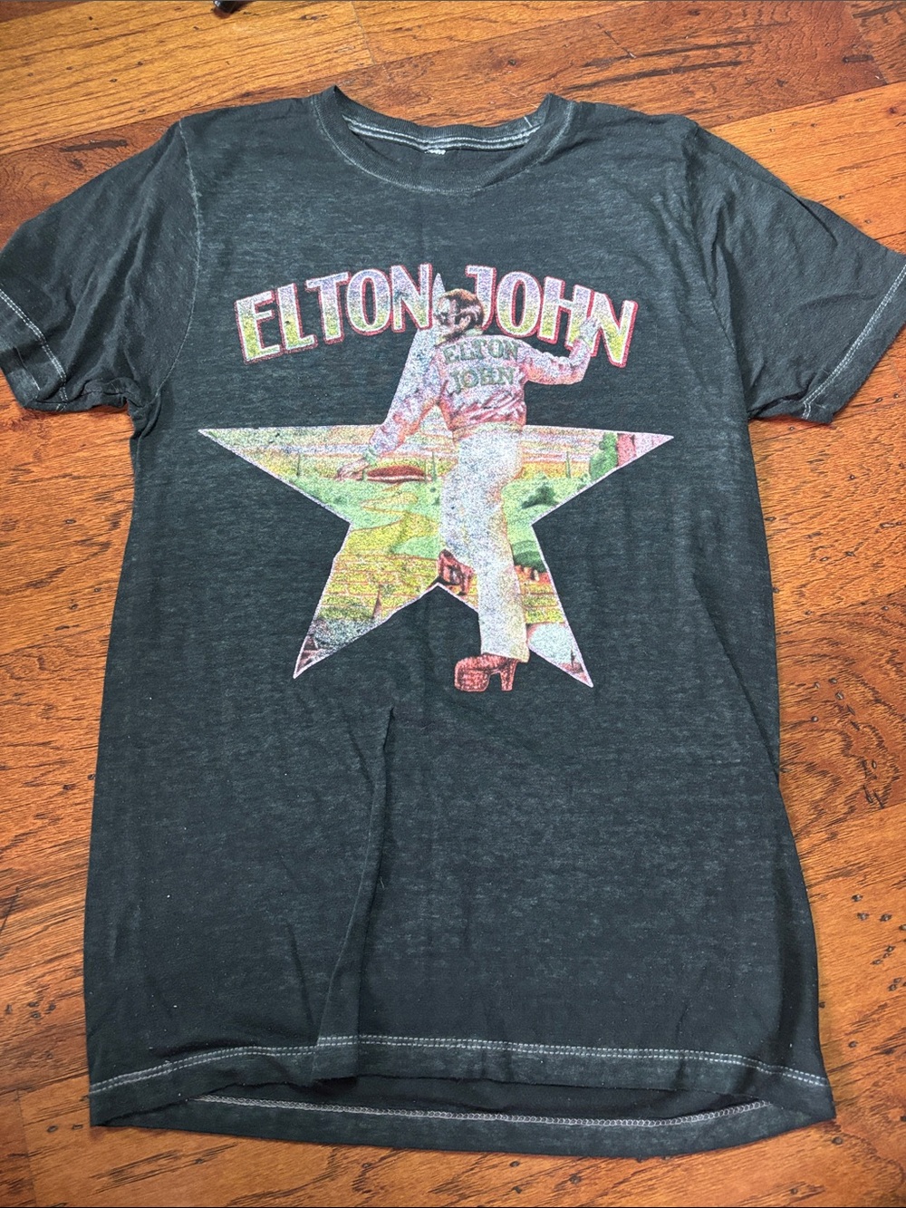 Elton John - Farewell Yellow Brick Road - Tour 2022 - Crewneck Tee - Black